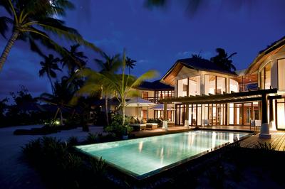 Presidential Villa at Night