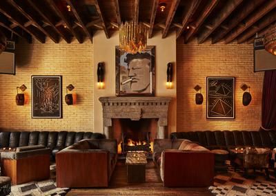 Lobby Fireplace