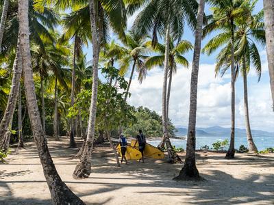 Surfing on Playa Grande