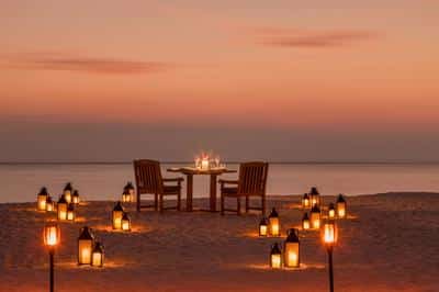 Private Beach Dining