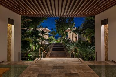 Courtyard at Night