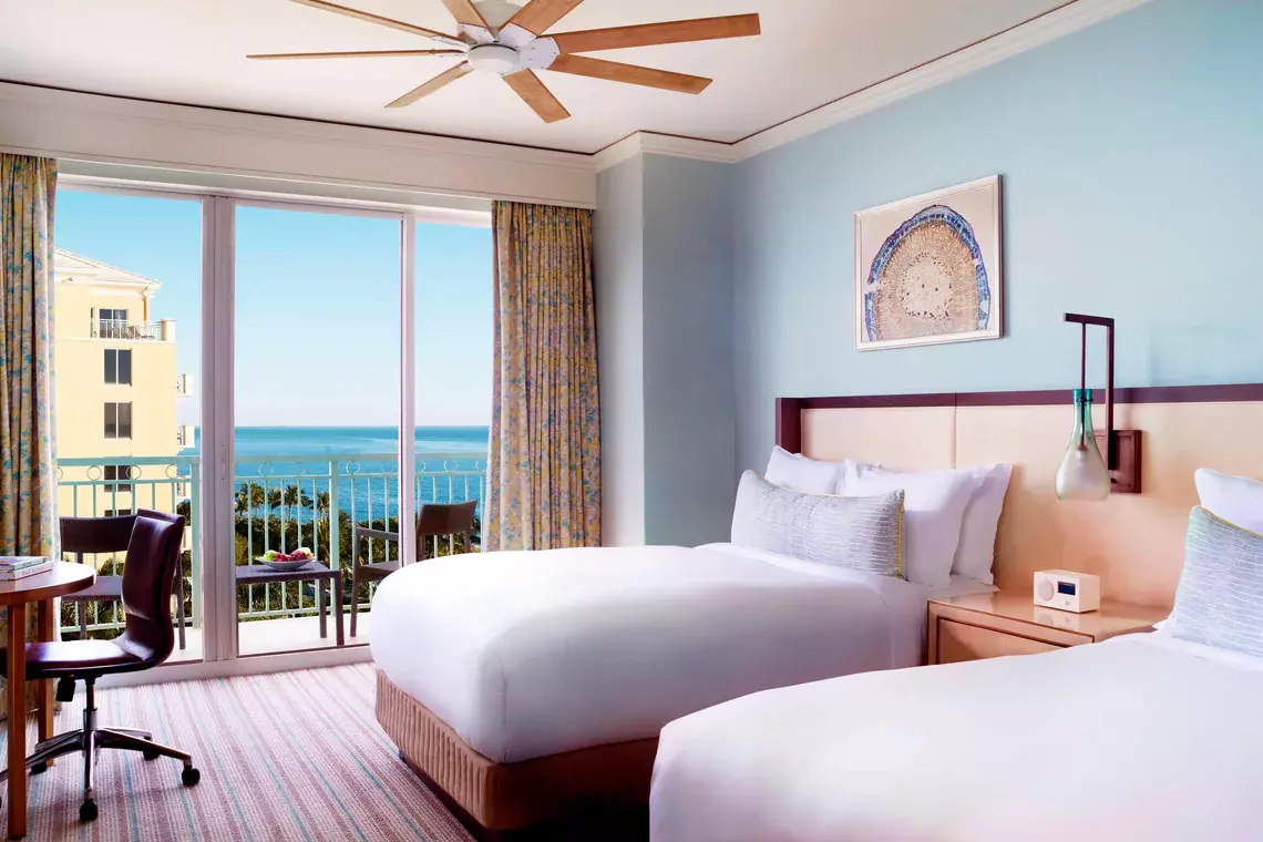 Partial Ocean View, Guest Room, 2 Queen