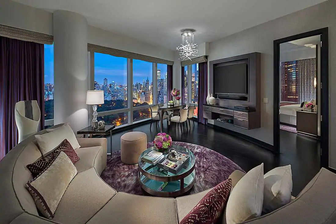 Premier Central Park View Suite / Two Bedroom Central Park West Suite