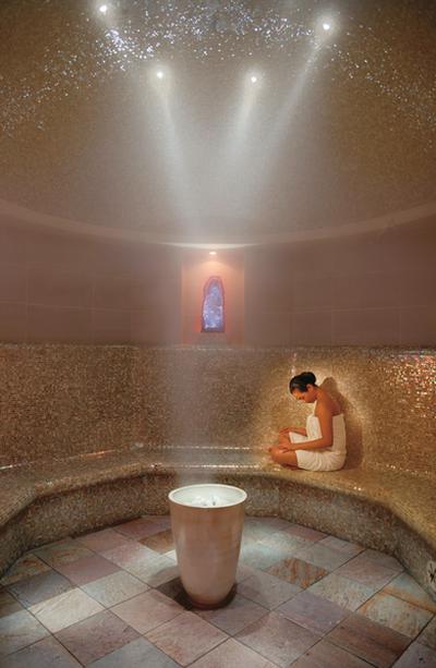 Amethyst Crystal Steam Room