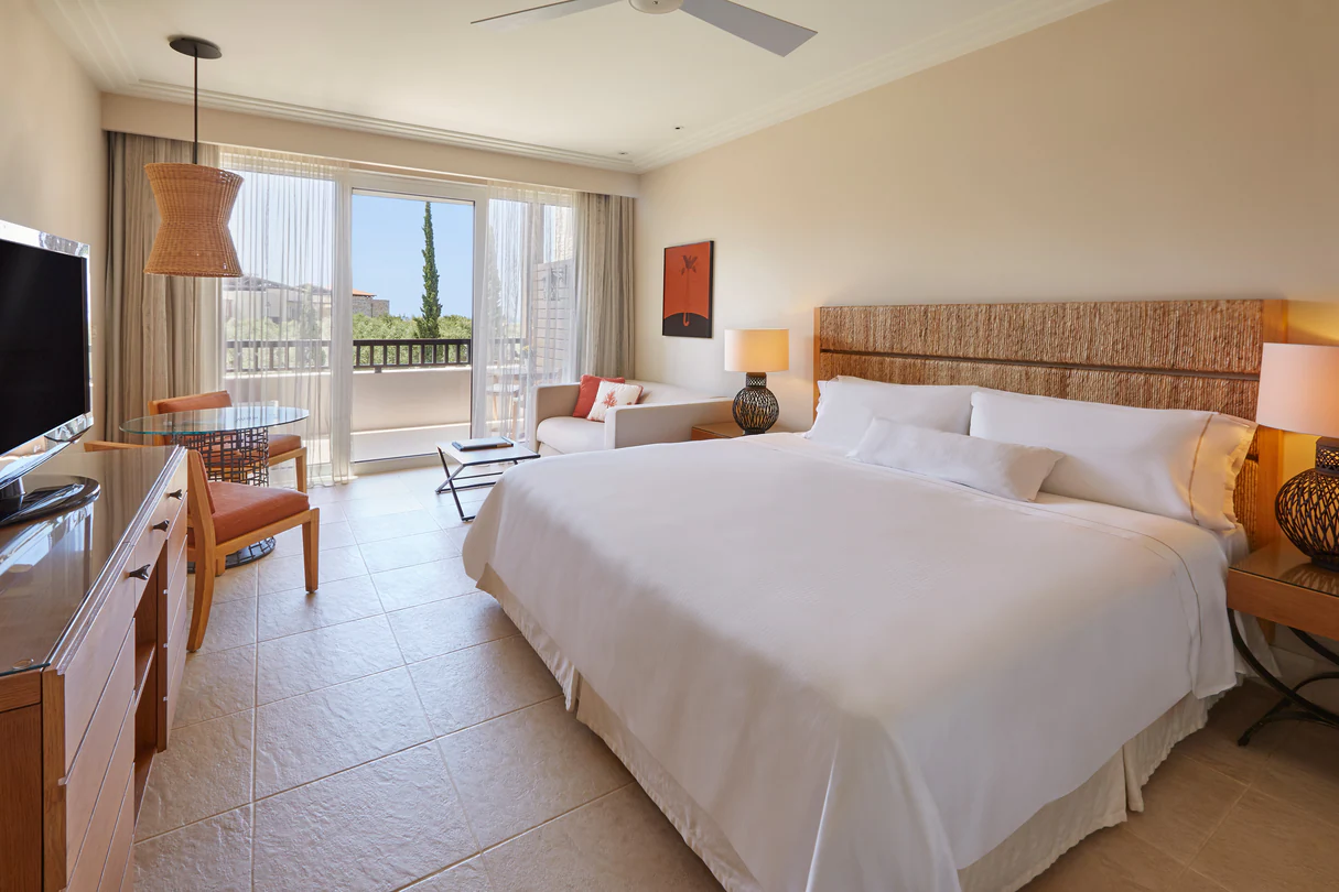 Deluxe Guest room, 1 King, Partial Sea View, Balcony