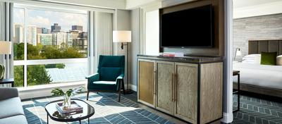 1 King 1 Bedroom Suite Living Area
