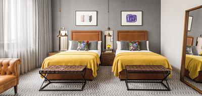 Spacious with large windows and high ceilings