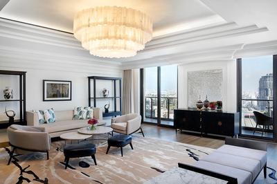 John Jacob Astor Suite, 1 King, Skyline View, High Floor, Balcony