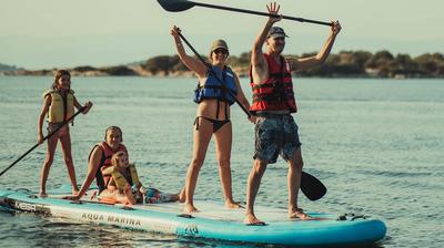 Family Paddle Boarding