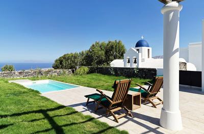 Katikies Garden Pool Suite Sea View