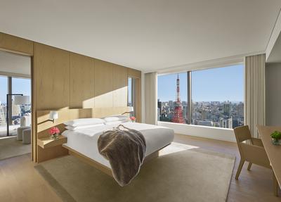 Tower Suite, 1 Bedroom Larger Suite, 1 King, Tokyo Tower View, City View
