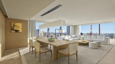 Tower Suite, 1 Bedroom Larger Suite, 1 King, Tokyo Tower View, City View