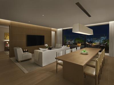 Terrace Suite, 1 Bedroom Suite, 1 King, City View, Balcony