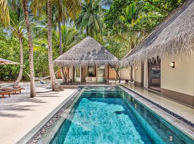 Family Beach Villa with Two Pools