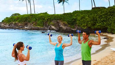 Beach Fitness Class