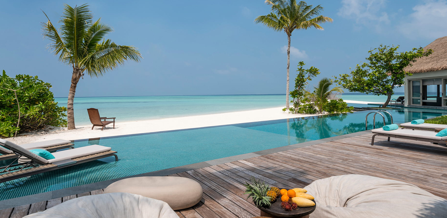 Beach Villa at Four Seasons Maldives Private Island at Voavah