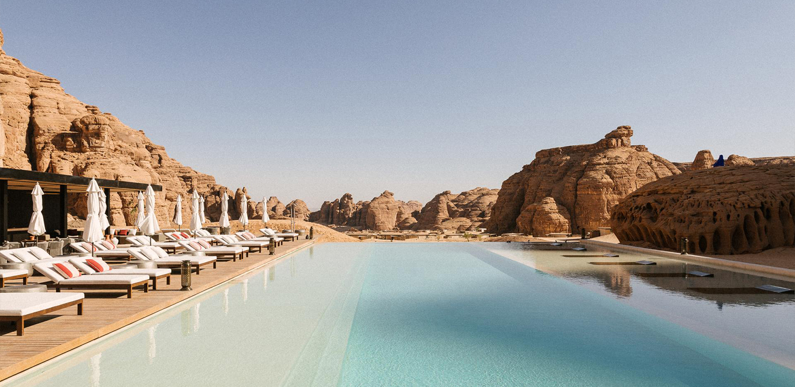 Swimming Pool at Habitas AlUla, Saudi Arabia