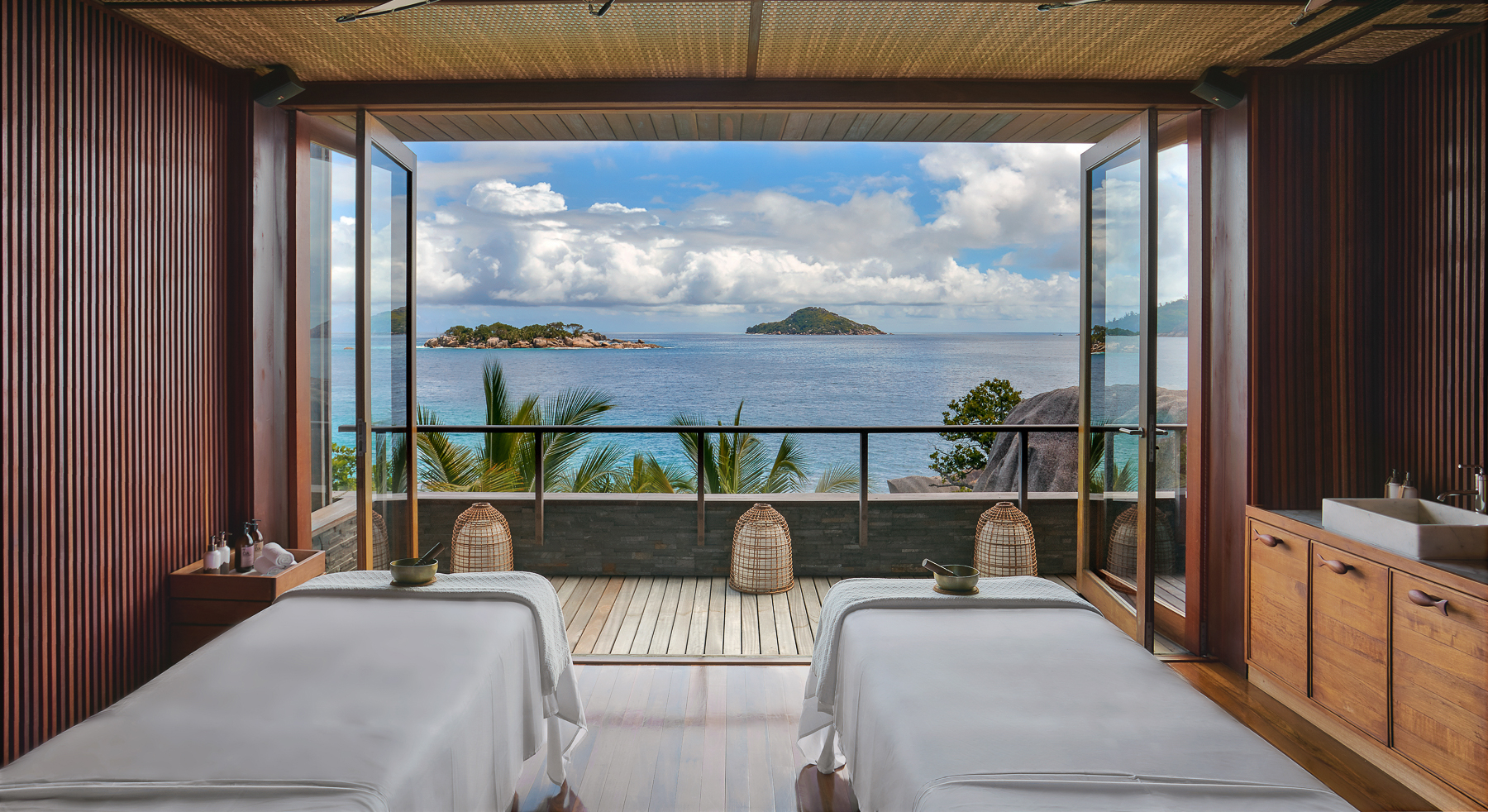 Spa at Six Senses Zil Pasyon, Seychelles