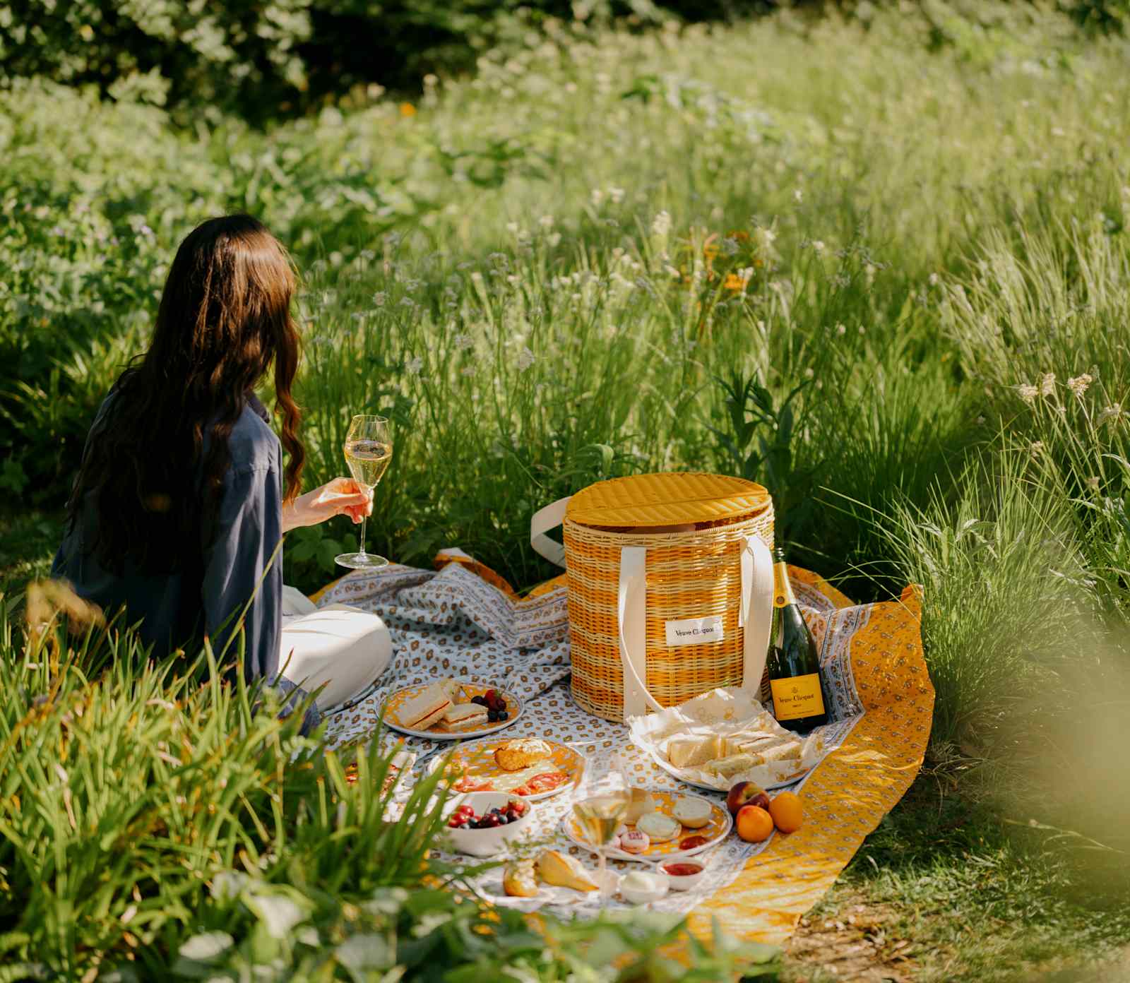 Veuve Clicquot picnic at Le Manoir aux Quat’Saisons, A Belmond Hotel