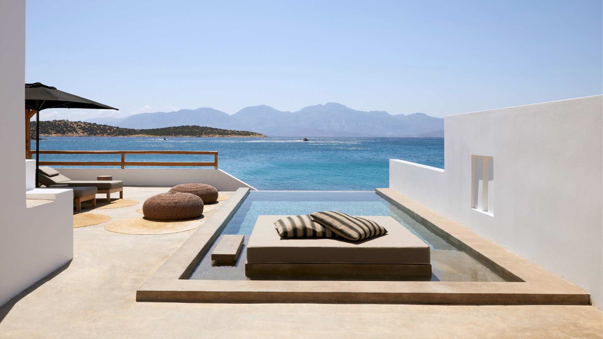 Waterfront Villa at Minos Beach Art Hotel
