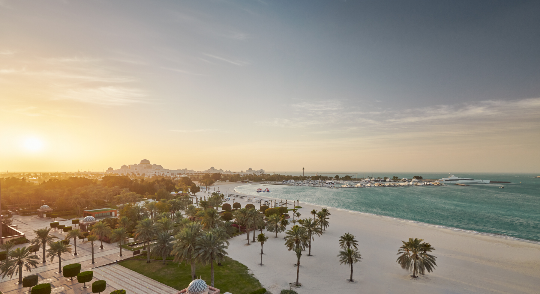 View from Emirates Palace Mandarin Oriental, Abu Dhabi