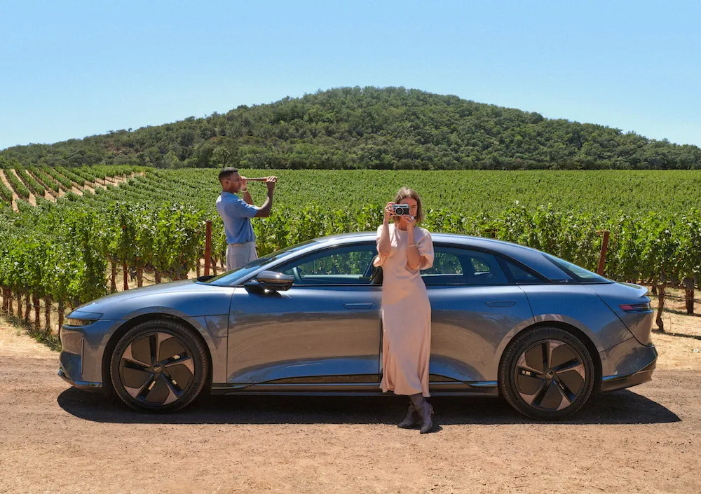 Electric vehicles at Four Seasons Napa Valley