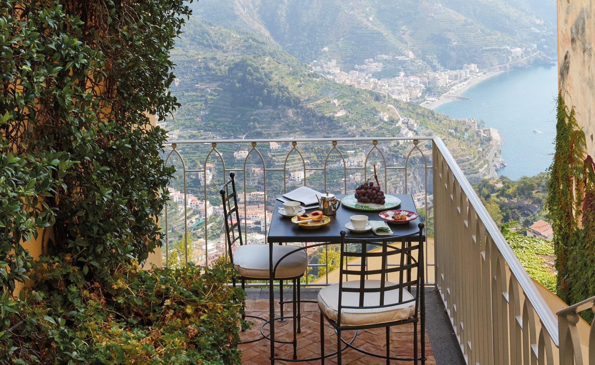 Deluxe Sea View Room with Balcony at Belmond Hotel Caruso
