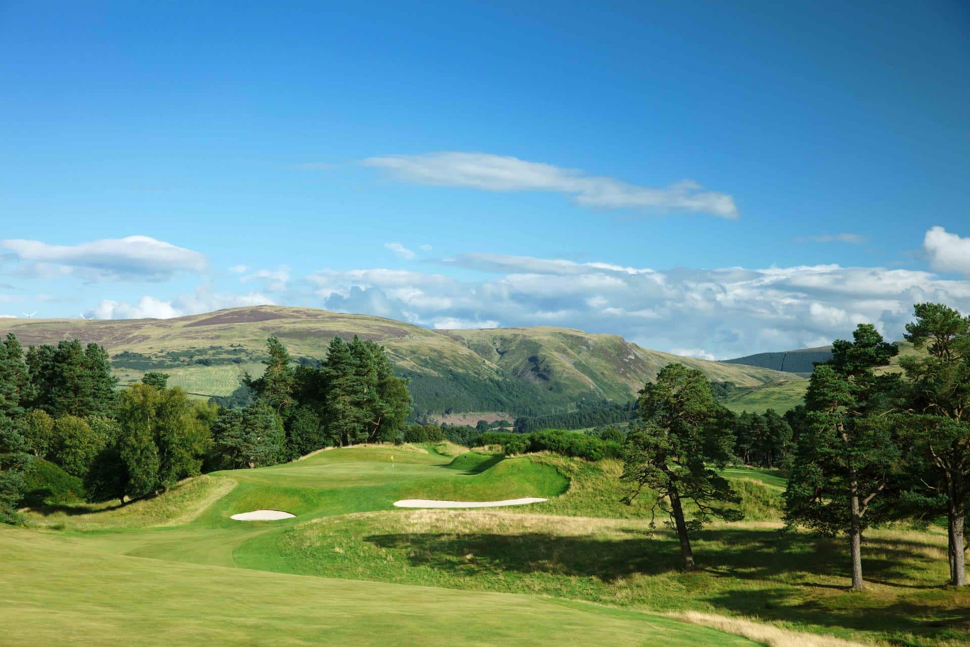 Golf course at The Gleneagles Hotel