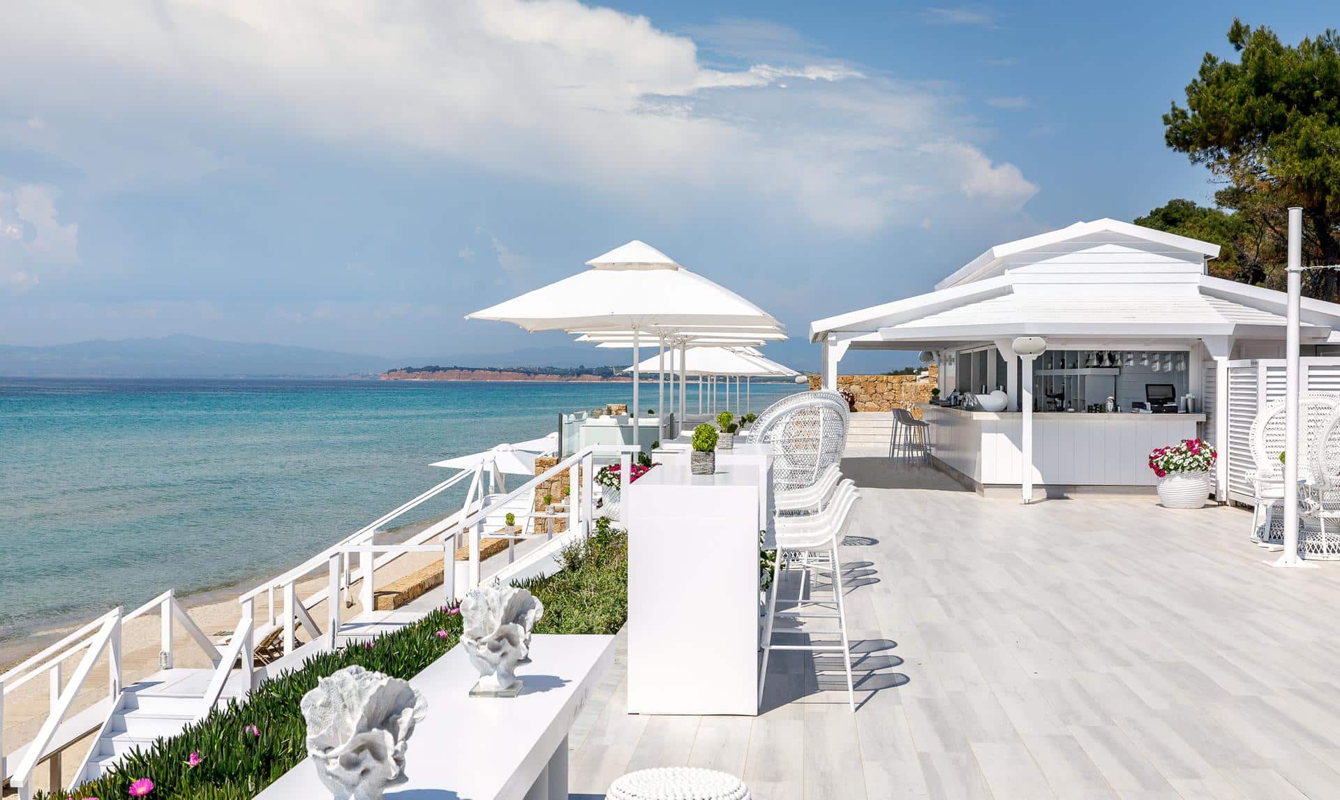 Bousoulas Beach Bar at Sani Beach, Halkidiki