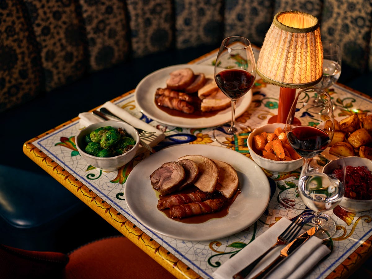 Christmas dinner at Dear Jackie, Broadwick Soho